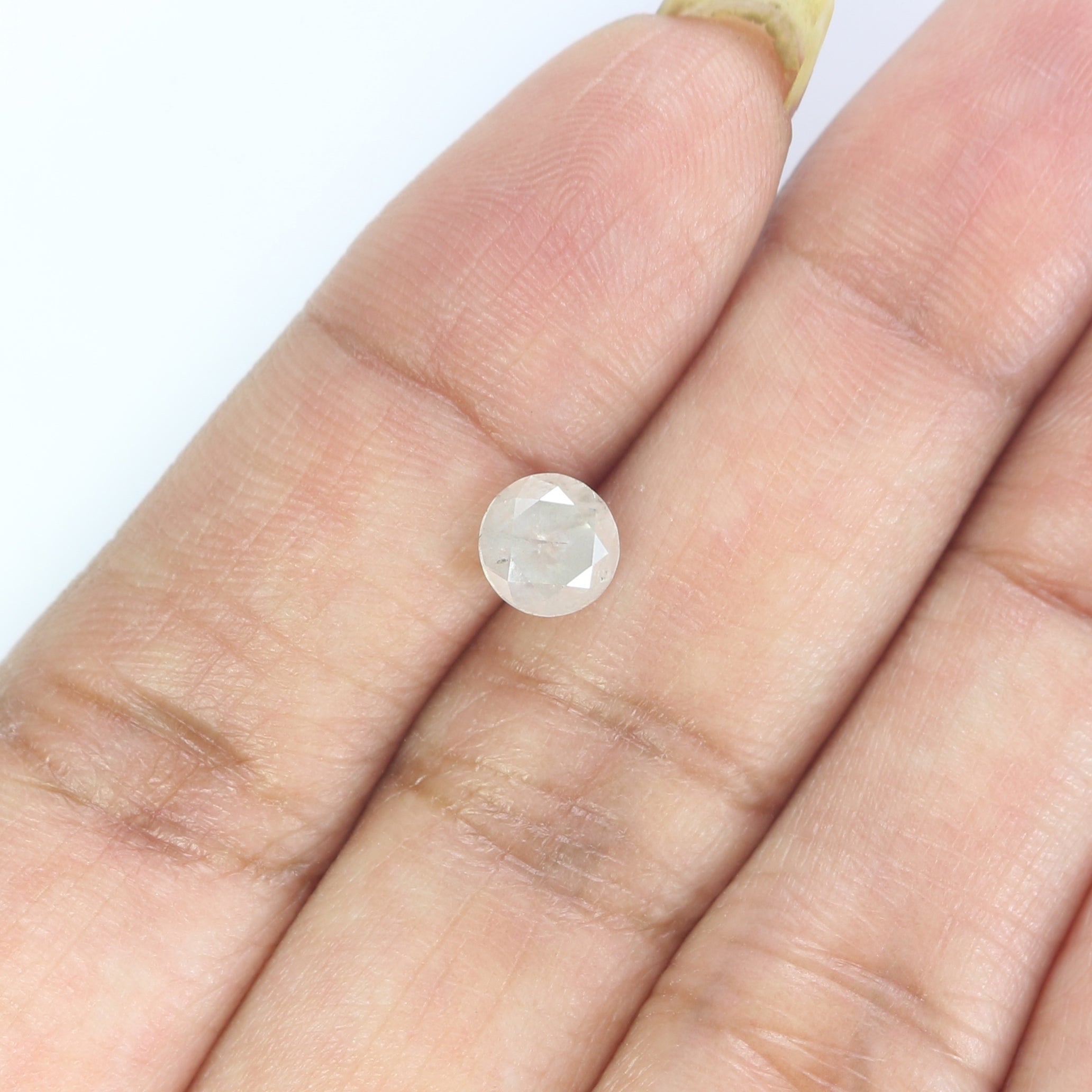 Natural Loose Round Brilliant Cut Diamond Gray Color 1.05 CT 5.92 MM Round Shape Brilliant Cut Diamond L2569