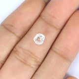 Natural Loose Rough White-F Color Diamond 0.97 CT 5.39 MM Rough Irregular Cut Diamond KDL2470