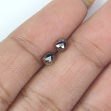 Natural Loose briolette Brown Color Diamond 0.86 CT 4.00 MM Drop Shape Rose Cut Diamond L9990