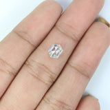 Natural Loose Hexagon Diamond White - G Color 1.08 CT 6.67 MM Hexagon Shape Rose Cut Diamond KDL2576