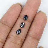 Natural Loose Mix Shape Black Color Diamond 0.87 CT 5.93 MM Mix Shape Rose Cut Diamond L2709