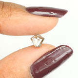 0.64 CT Natural Loose Diamond, Pentagon Cut Diamond, Salt And Pepper Diamond, Black Grey Diamond, Rose Cut Diamond, Rustic Diamond L9583