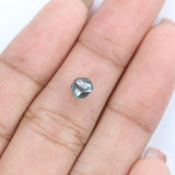 Natural Loose Crystal Rough Blue Color Diamond 0.92 CT 5.60 MM Rough Irregular Cut Diamond KDL2324