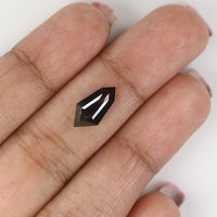 Natural Loose Shield Brown Color Diamond 1.54 CT 12.10 MM Shield Shape Rose Cut Diamond L1654