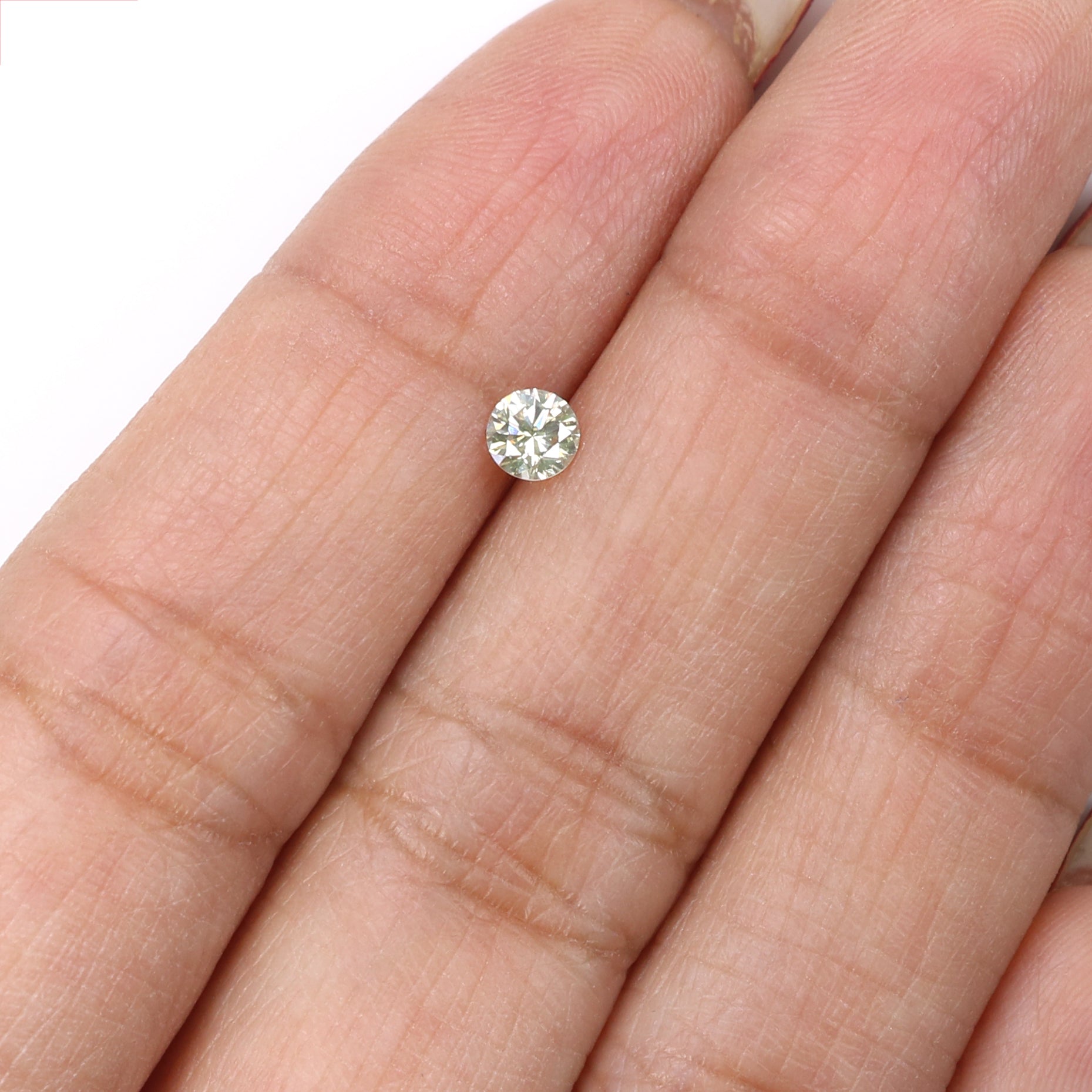 Natural Loose Round Brilliant Cut Diamond White - J Color 0.23 CT 3.85 MM Round Shape Brilliant Cut Diamond L2064