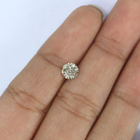 Natural Loose Round Brilliant Cut Diamond White - J Color 0.62 CT 5.28 MM Round Shape Brilliant Cut Diamond L2643