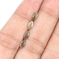Natural Loose Marquise Diamond Yellow Grey Color 1.01 CT 5.50 MM Marquise Shape Rose Cut Diamond KDL9113