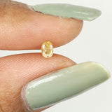 0.19 Ct Natural Loose Diamond, Oval Diamond, Yellow Diamond, Antique Diamond, Oval Cut Diamond, Rustic Diamond, Real Diamond L5333