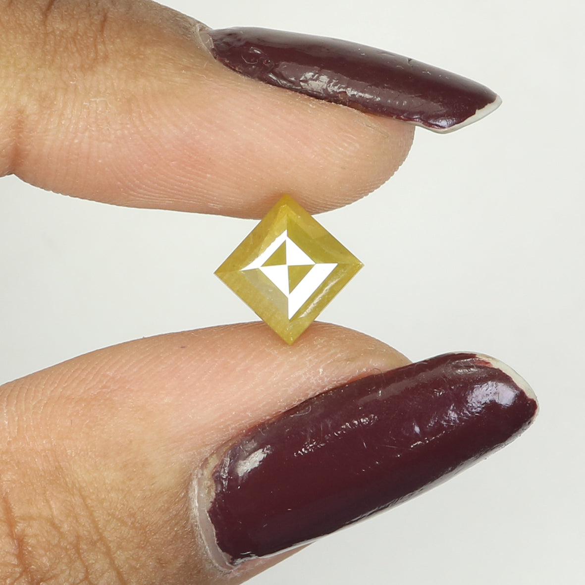1.53 Ct Natural Loose Diamond, Kite Diamond, Yellow Diamond, Antique Diamond, Kite Cut Diamond, Rustic Diamond, Real Diamond KDL9760