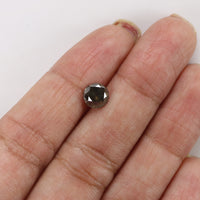 Natural Loose Round Diamond Grey Color 1.15 CT 6.20 MM Round Shape Brilliant Cut Diamond L8386