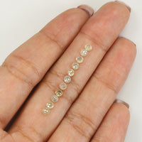 Natural Loose Rose Cut Salt Natural Loose Rose Cut Diamond Grey Color 1.44 CT 2.80 MM Round Rose Cut Shape Diamond L6349Pepper Diamond Grey Color 1.44 CT 2.80 MM Round Rose Cut Shape Diamond L6349