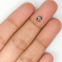 0.36 Ct Natural Loose Diamond, Oval Diamond, Black Diamond, Grey Diamond, Salt and Pepper Diamond, Antique Diamond, Real Diamond, L698