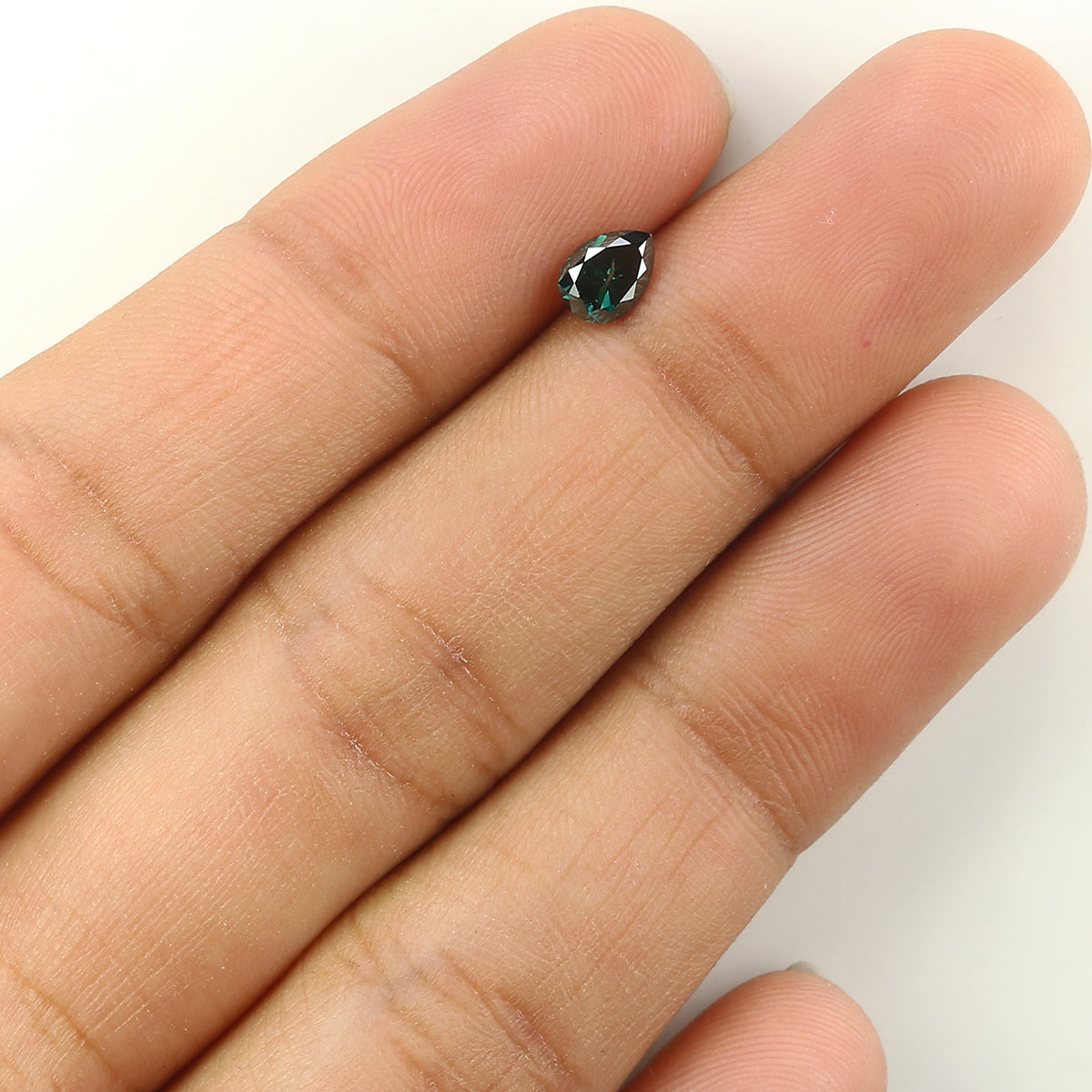 0.40 CT Natural Loose Pear Shape Diamond Blue Color Pear Cut Diamond 5.50 MM Natural Blue Color Diamond Pear Brilliant Cut Diamond LQ924
