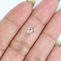 Natural Loose Kite Diamond White-J Color 0.80 CT 9.71 MM Kite Shape Rose Cut Diamond L2625