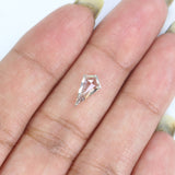 Natural Loose Kite Diamond White-J Color 0.80 CT 9.71 MM Kite Shape Rose Cut Diamond L2625