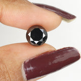 2.98 Ct Natural Loose Diamond, Black Color Diamond, Round Diamond, Round Brilliant Cut Diamond, Sparkling Diamond, Rustic Diamond L407