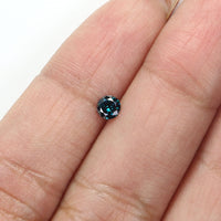 Natural Loose Round Blue Color Diamond 0.19 CT 3.80 MM Round Shape Brilliant Cut Diamond L6692