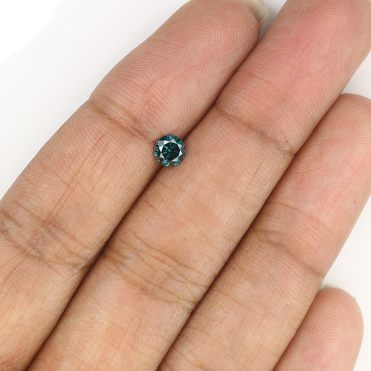 0.35 CT Natural Loose Round Diamond Blue Color Diamond Natural Loose Diamond 4.30 MM Round Brilliant Cut Diamond Round Shape Diamond LQ929