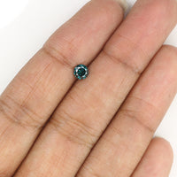 Natural Loose Round Blue Color Diamond 0.35 CT 4.30 MM Round Shape Brilliant Cut Diamond L929