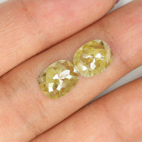2.75  Ct Natural Loose Diamond, Oval Diamond, Yellow Diamond, Antique Diamond, Oval Cut Diamond, Rustic Diamond, Real Diamond KDL5016