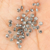 1.09 Ct Natural Loose Diamond, Round Brilliant Cut, Salt Pepper Diamond, Black Diamond, Gray Diamond, Round Cut Diamond, Real Diamond L9868