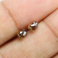 0.92 Ct Natural Loose Diamond, Briolette Diamond, Brown Diamond, Briolette Cut Bead Diamond, Polished Diamond, Faceted Diamond L9904