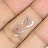 0.63 Ct Natural Loose Diamond, Slice Diamond, Gray Diamond, Real Diamond, Polki Diamond, Real Diamond, Irregular Diamond KR2249