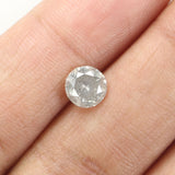 0.96 Ct Natural Loose Diamond, Grey Diamond, Round Diamond, Round Brilliant Cut Diamond, Sparkling Diamond, Rustic Diamond L262