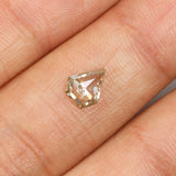 0.69 Ct Natural Loose Diamond, Shield Cut Diamond, Brown Color Diamond, Rose Cut Diamond, Real Rustic Diamond, Antique Diamond L4975