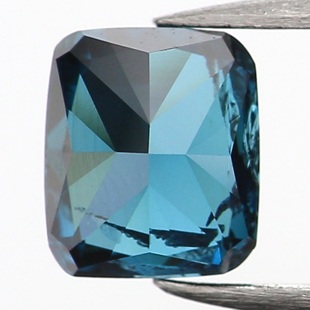 0.22 Ct Natural Loose Diamond, Cushion Diamond, Blue Diamond, Polished Diamond, Brilliant Cut Diamond, Rustic Diamond, Antique Diamond L5607