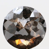 4.20 Ct Natural Loose Diamond Round Rose Cut Brown Color I3 Clarity 9.90 MM KDL8509
