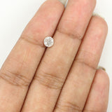 Natural Loose Round White Milky Color Diamond 0.51 CT 4.80 MM Round Shape Brilliant Cut Diamond KR1973