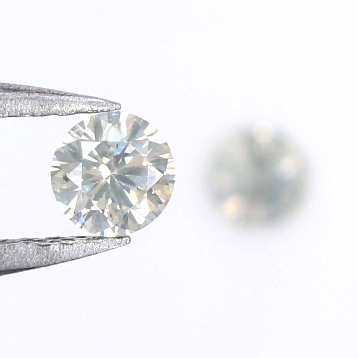 Natural Loose Round Brilliant Cut Diamond White - H Color 0.37 CT 3.60 MM Round Shape Rose Cut Diamond L2020