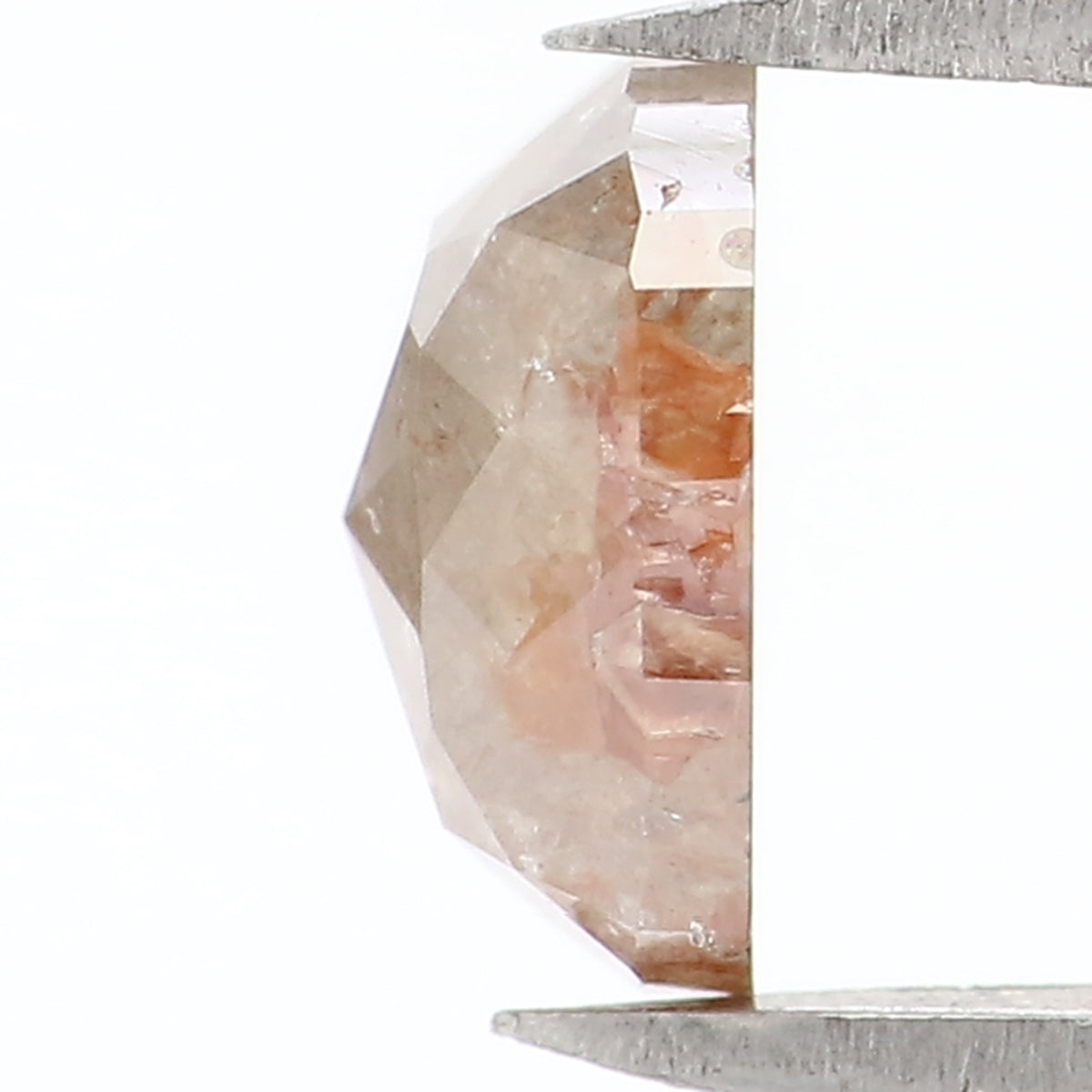 1.14 CT Natural Loose Cushion Shape Diamond Grey Color Cushion Diamond 6.60 MM Natural Loose Grey Diamond Cushion Rose Cut Diamond LQ7709