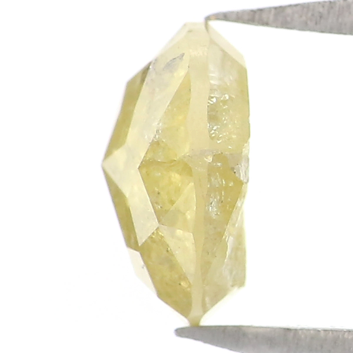 Natural Loose Rose Cut Yellow Color Diamond 1.07 CT 6.40 MM Round Rose Cut Shape Diamond KDK2496