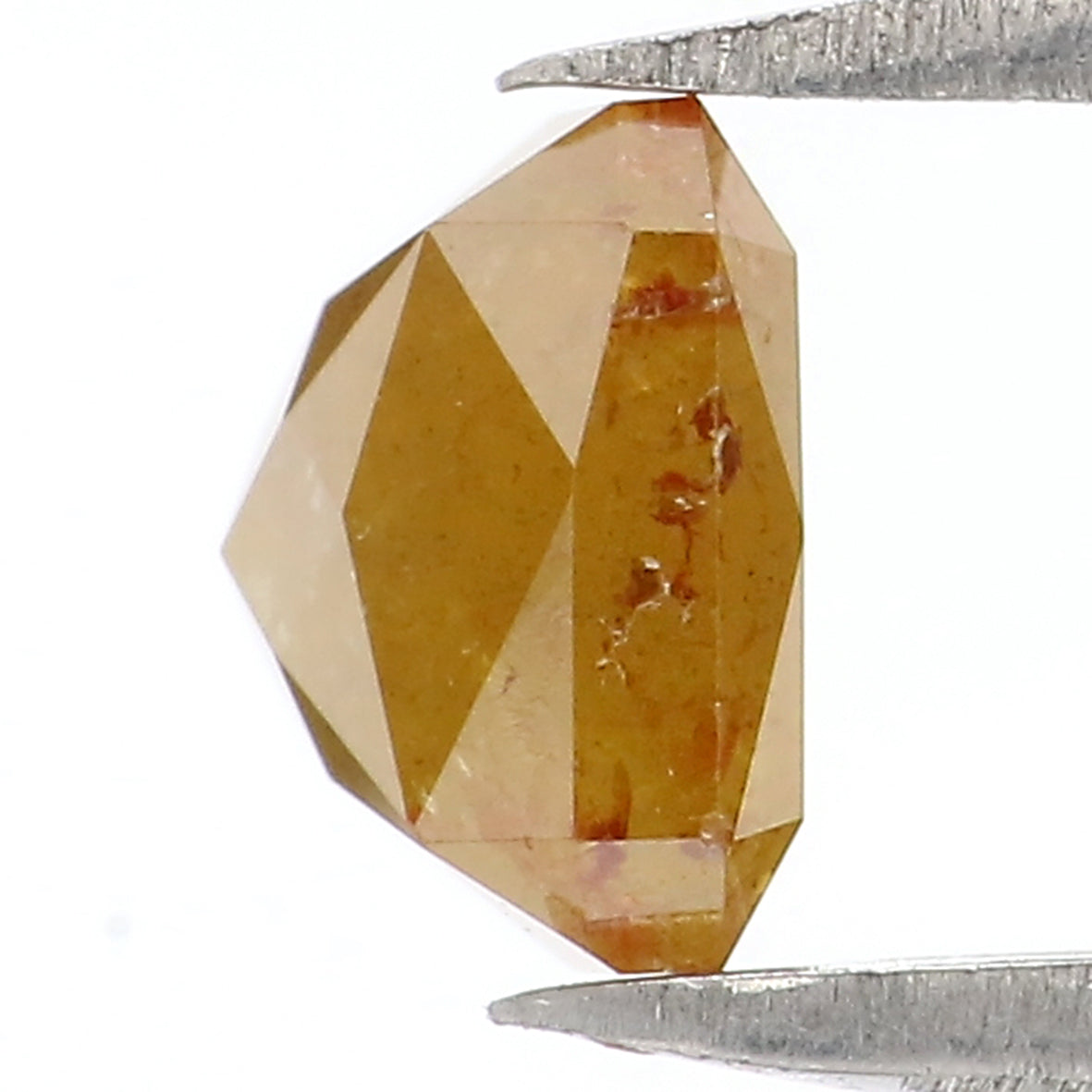 Natural Loose Radiant Diamond Yellow Color 1.19 CT 5.80 MM Radiant Shape Rose Cut Diamond KR621