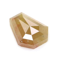 Natural Loose Coffin Yellow Color Diamond 0.81 CT 7.00 MM Coffin Shape Rose Cut Diamond L7968