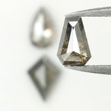 1.54 Ct Natural Loose Diamond, Mix Diamond, Salt And Pepper Diamond, Black Diamond, Grey Diamond, Minimal Diamond, Geometric Diamond, KDL713