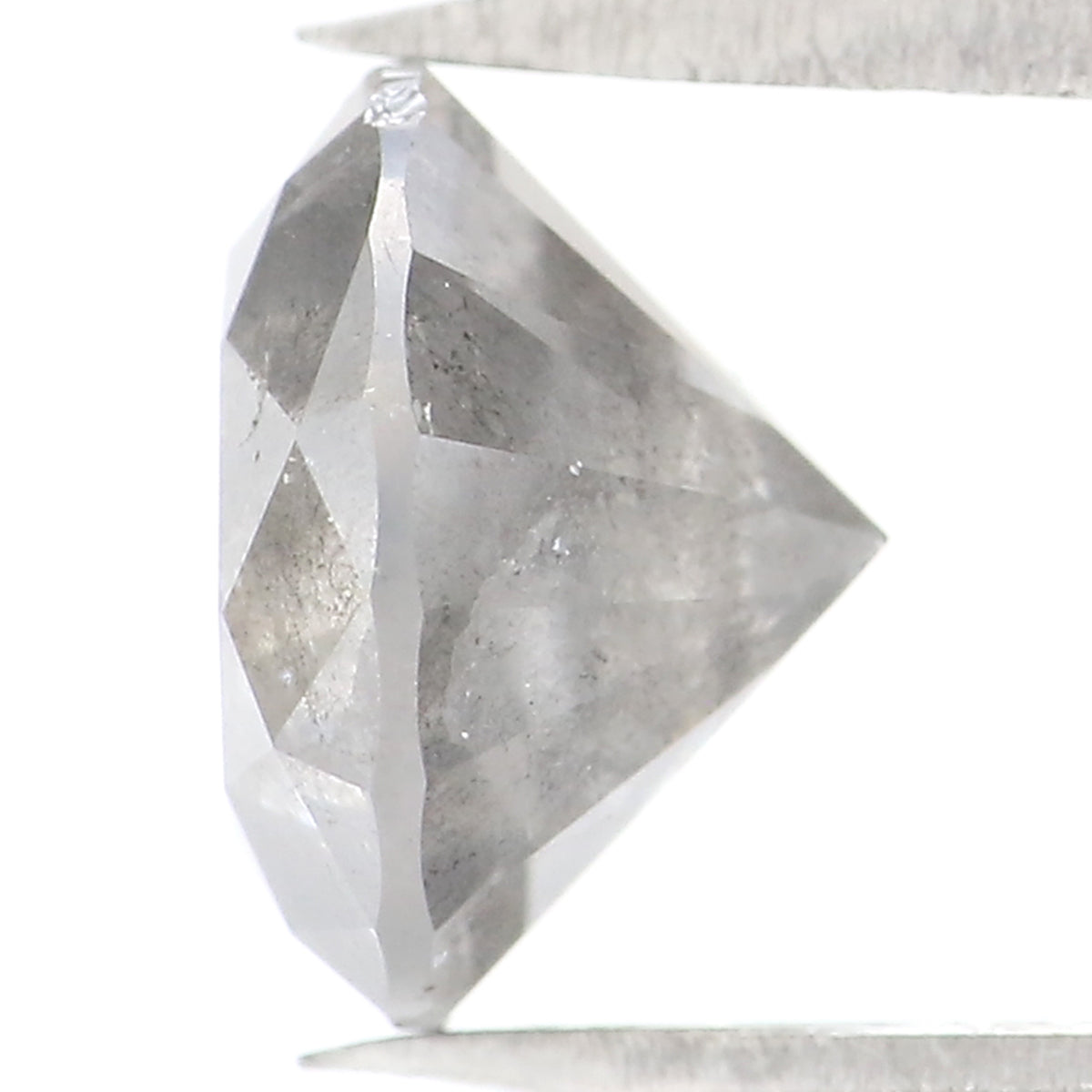 2.14 CT Natural Loose Round Shape Diamond Salt And Pepper Round Cut Diamond 7.90 MM Natural Grey Color Round Brilliant Cut Diamond LQ8237