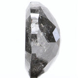 2.08 Ct Natural Loose Diamond, Round Rose Cut Diamond, Black Diamond, Gray Diamond, Salt and Pepper Diamond, Rose Cut Diamond KDL455
