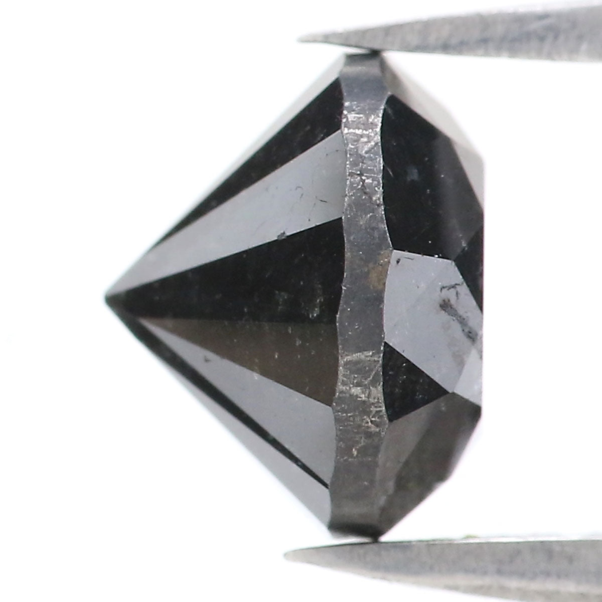 2.91 Ct Natural Loose Round Shape Diamond Black Color Round Cut Diamond 8.20 MM Natural Loose Black Color Round Brilliant Cut Diamond LQ1688