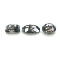 Natural Loose Mix Shape Salt And Pepper Diamond Black Grey Color 0.94 CT 4.10 MM Mix Shape Shape Rose Cut Diamond L195