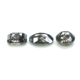 Natural Loose Mix Shape Salt And Pepper Diamond Black Grey Color 0.94 CT 4.10 MM Mix Shape Shape Rose Cut Diamond L195
