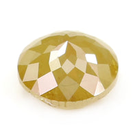 Natural Loose Rose Cut Yellow Color Diamond 1.86 CT 7.40 MM Round Rose Cut Shape Diamond KR1994