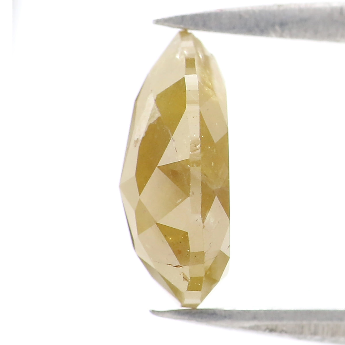 1.93 CT Natural Loose Pear Shape Diamond Yellow Color Pear Cut Diamond 9.35 MM Natural Loose Yellow Diamond Pear Rose Cut Diamond LQ2693