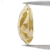 Natural Loose Pear Diamond Yellow Color 1.93 CT 9.33 MM Pear Shape Rose Cut Diamond L2693