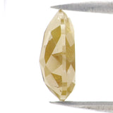 Natural Loose Pear Diamond Yellow Color 1.93 CT 9.33 MM Pear Shape Rose Cut Diamond L2693