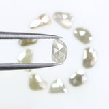 Natural Loose Slice Grey Color Diamond 1.45 CT 4.92 MM Slice Shape Rose Cut Diamond KR2601