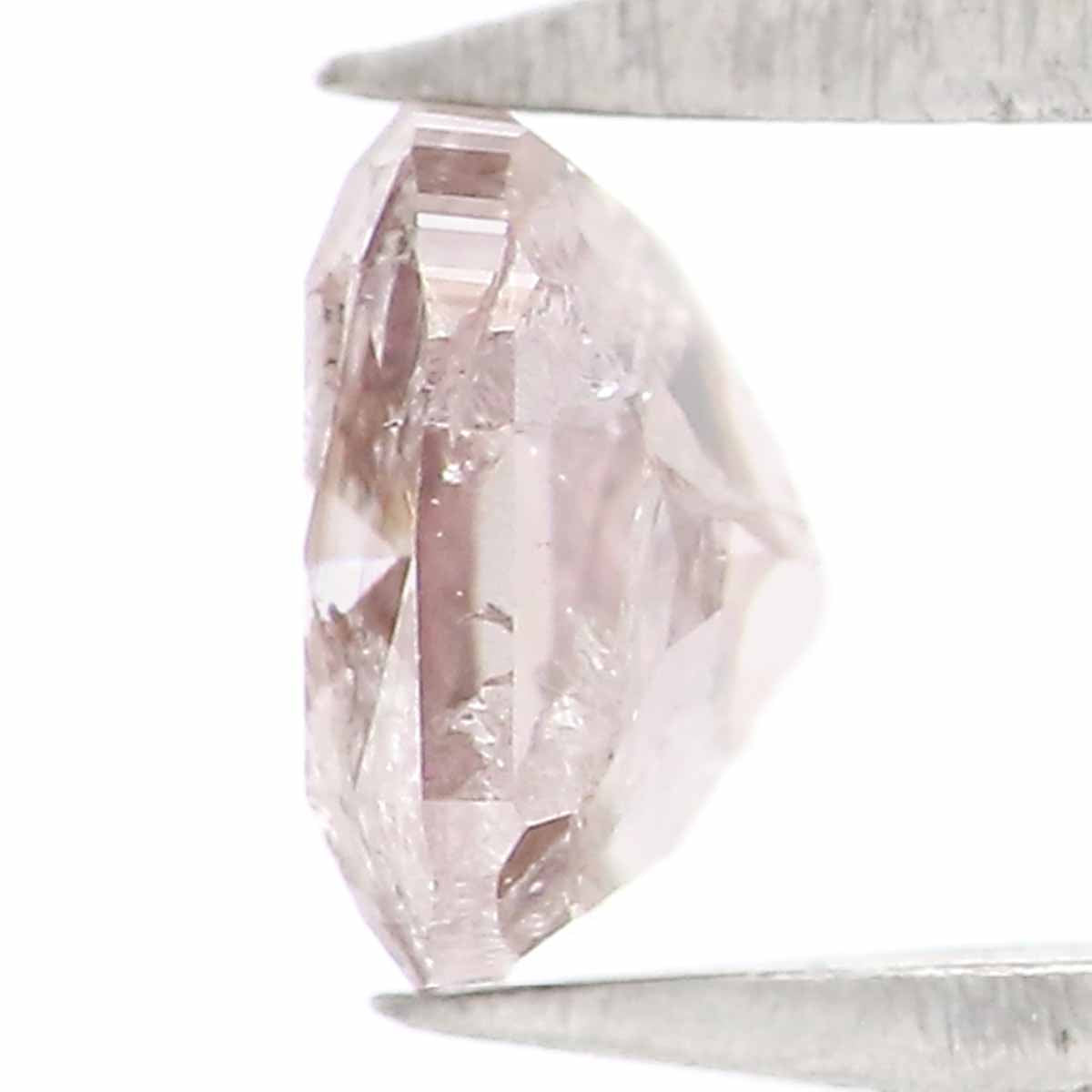 0.38 CT Natural Loose Cushion Shape Diamond Pink Color Cushion Cut Diamond 4.20 MM Natural Brown Color Cushion Brilliant Cut Diamond KQ1539