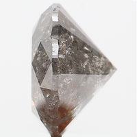1.28 Ct Natural Loose Diamond, Grey Diamond, Round Diamond, Round Brilliant Cut Diamond, Sparkling Diamond, Rustic Diamond L443